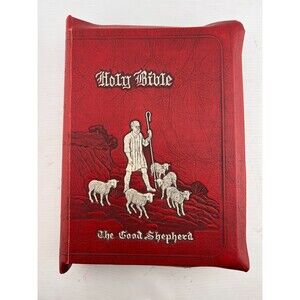 1946 Holy Bible The Good Shepherd Ed Christian Workers Indexed Illustrated EUC
